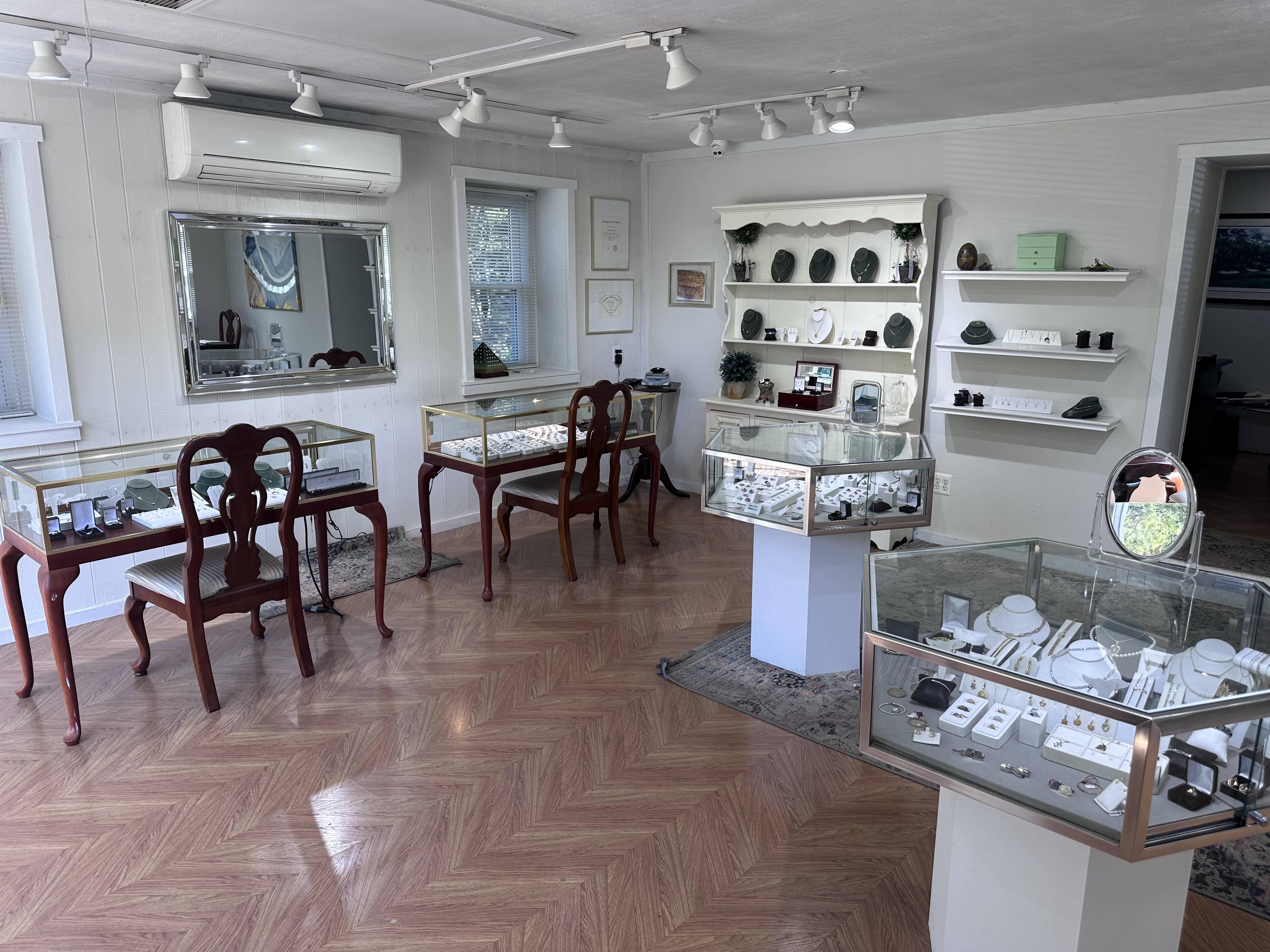 interior of Whitemarsh Jewelers store